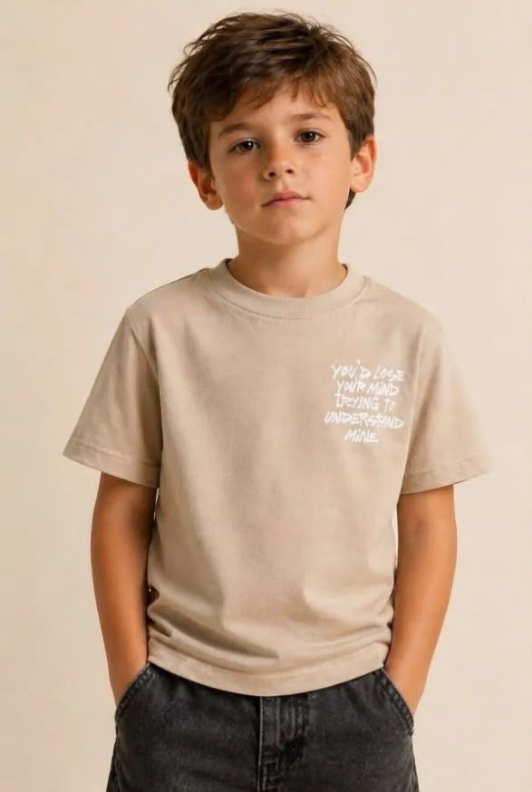T-Shirt Street Bear Mind Beige