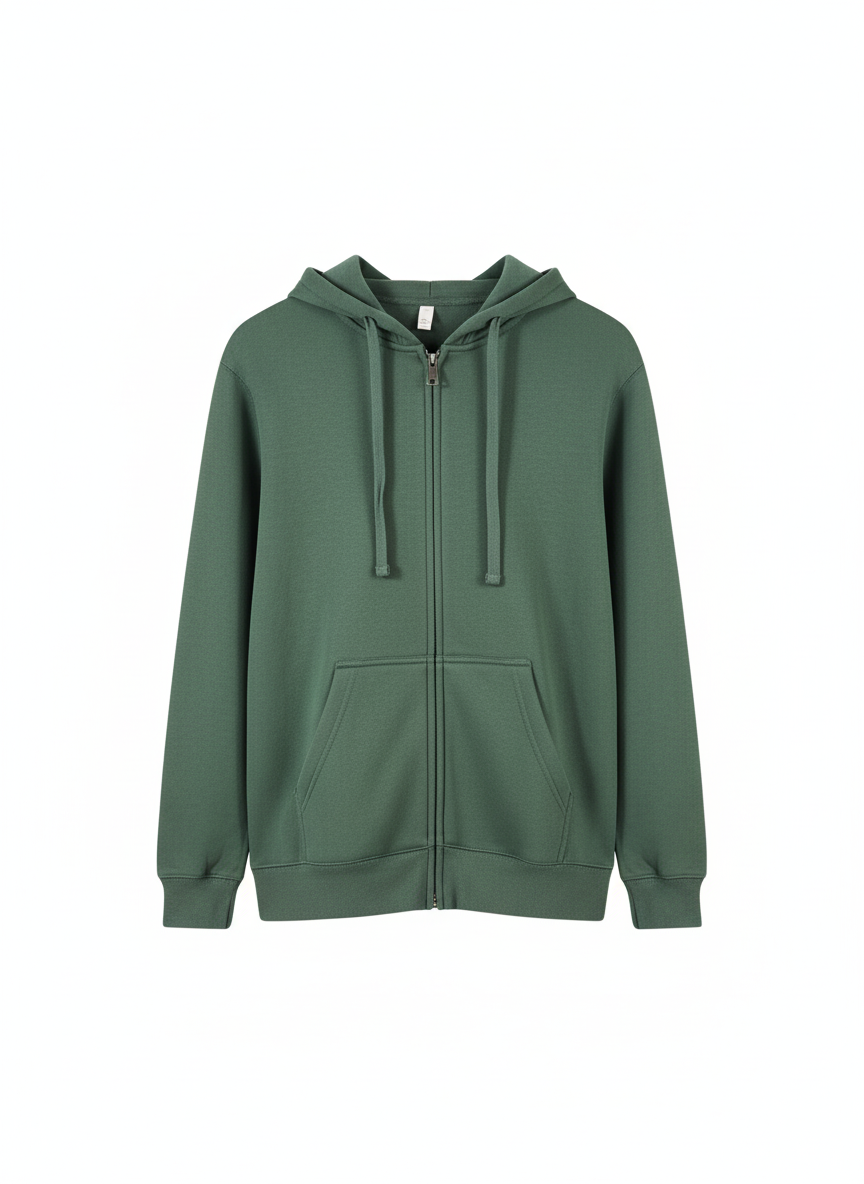 Felpa felpata Sidney verde Bosco