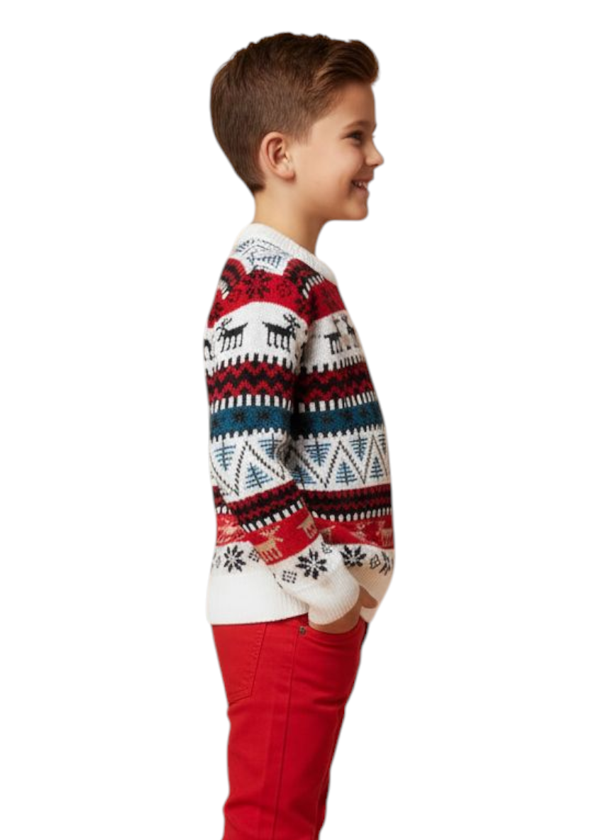 Maglione Natale renne junior