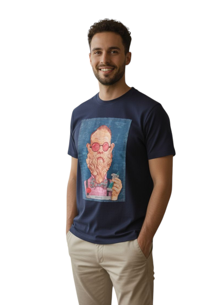 T-shirt Socrates Blu