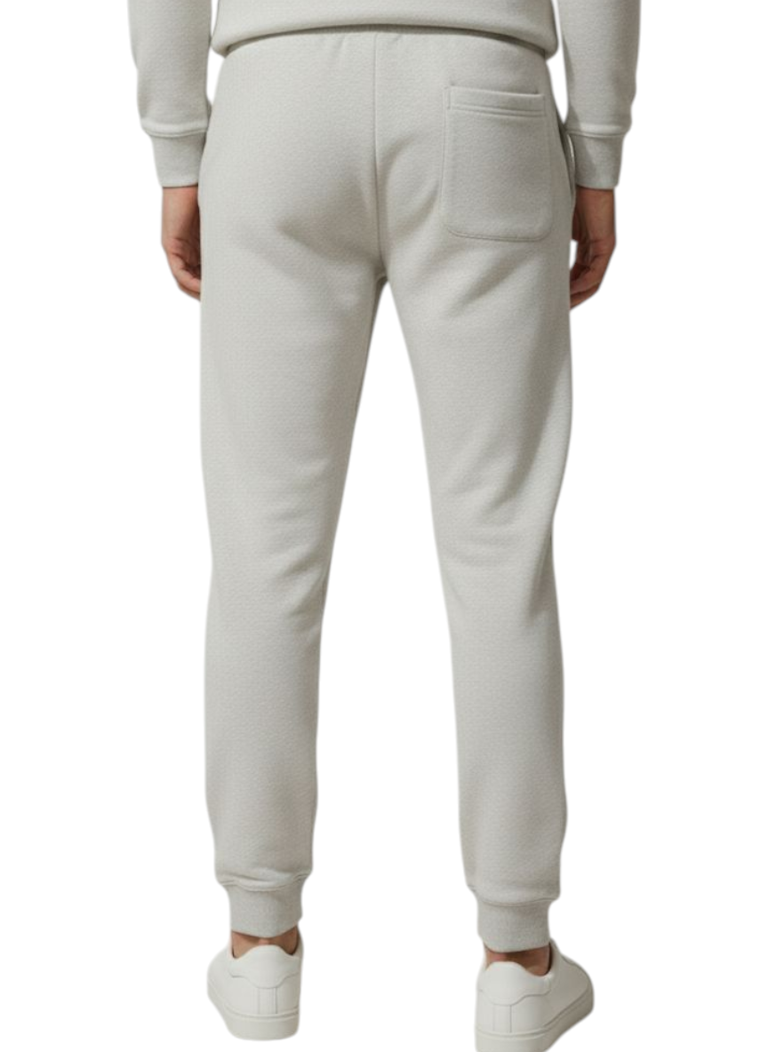 Pantalone tuta felpato Sidney grigio melange chiaro