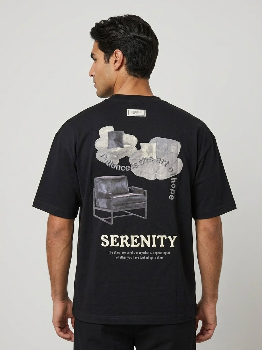 T-shirt Enjoy Relaxed Fit Nero