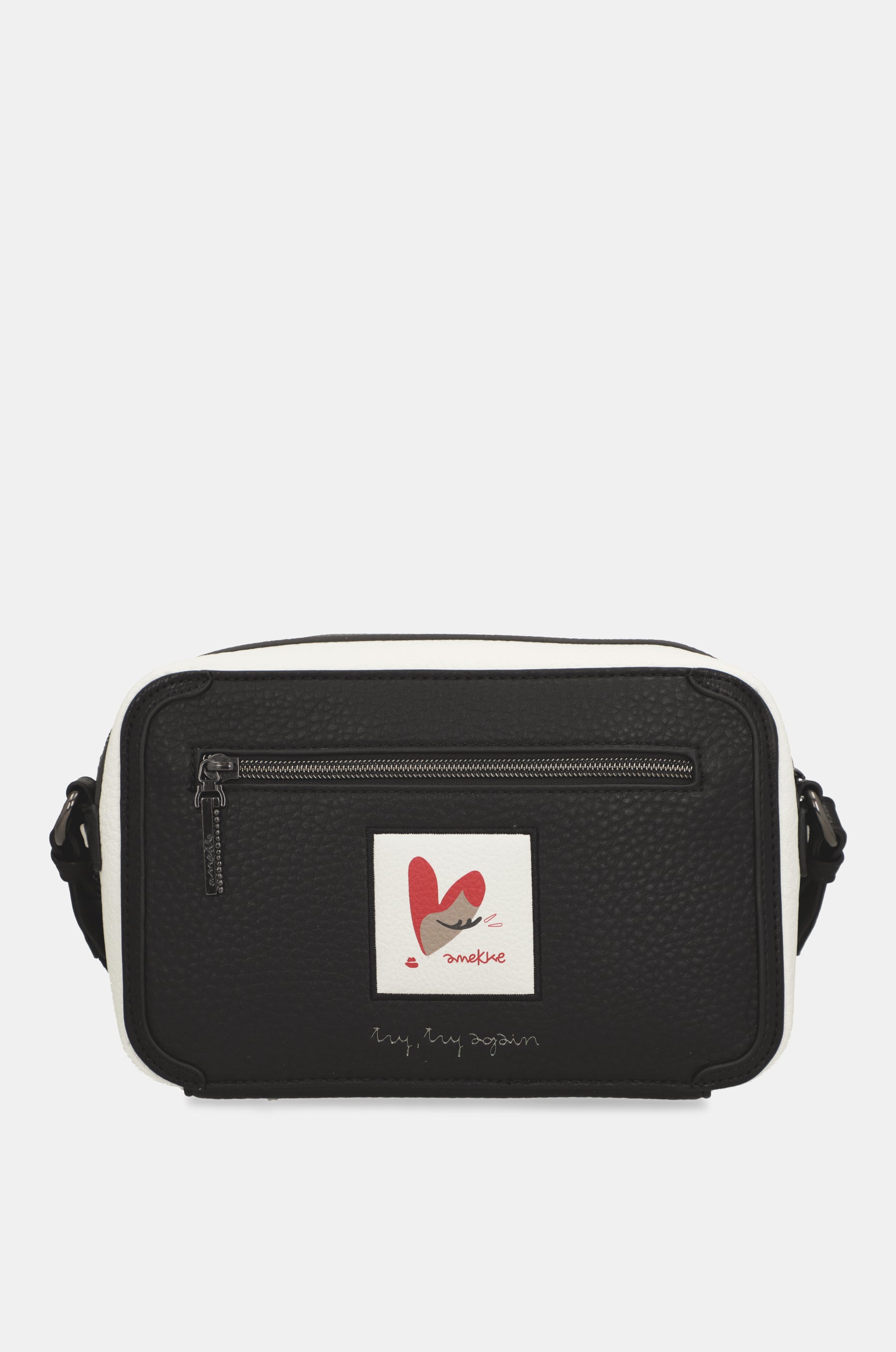 Borsa a tracolla con stampa Eikon