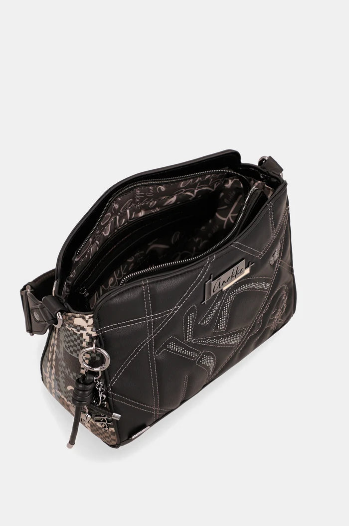 Borsa Tracolla Media Anekke Iron Nera