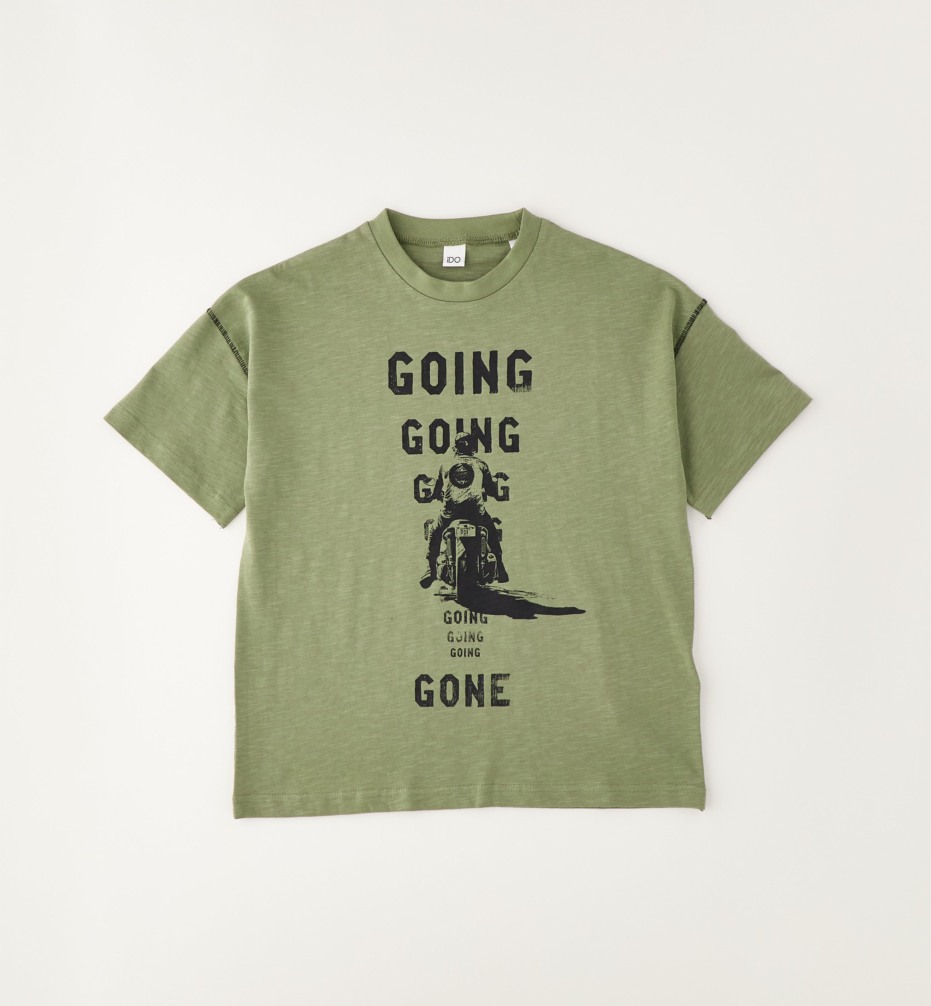 T-shirt Moto Going Gone Verde Salvia