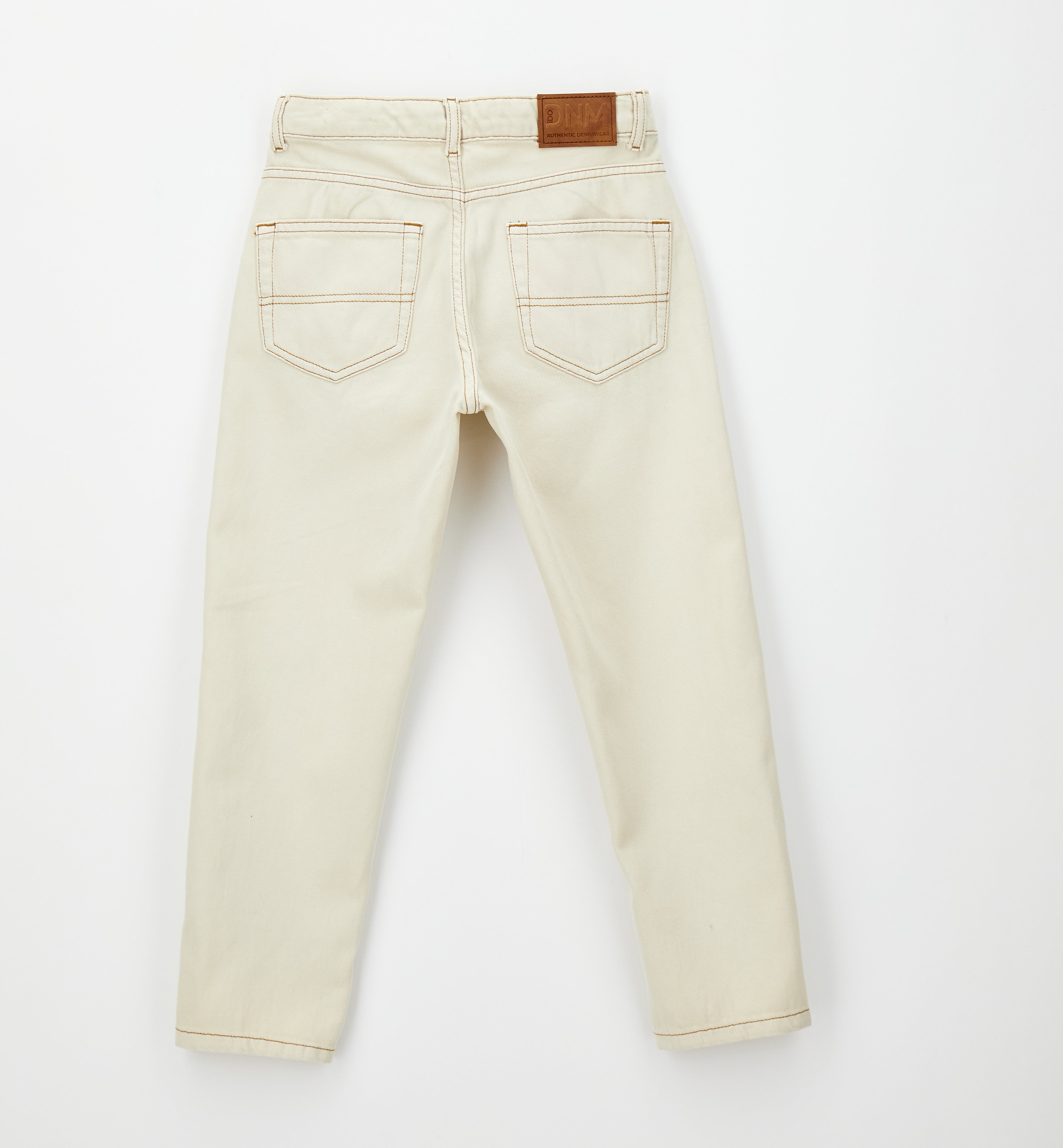 Jeans Carrot Fit in Denim Ecru
