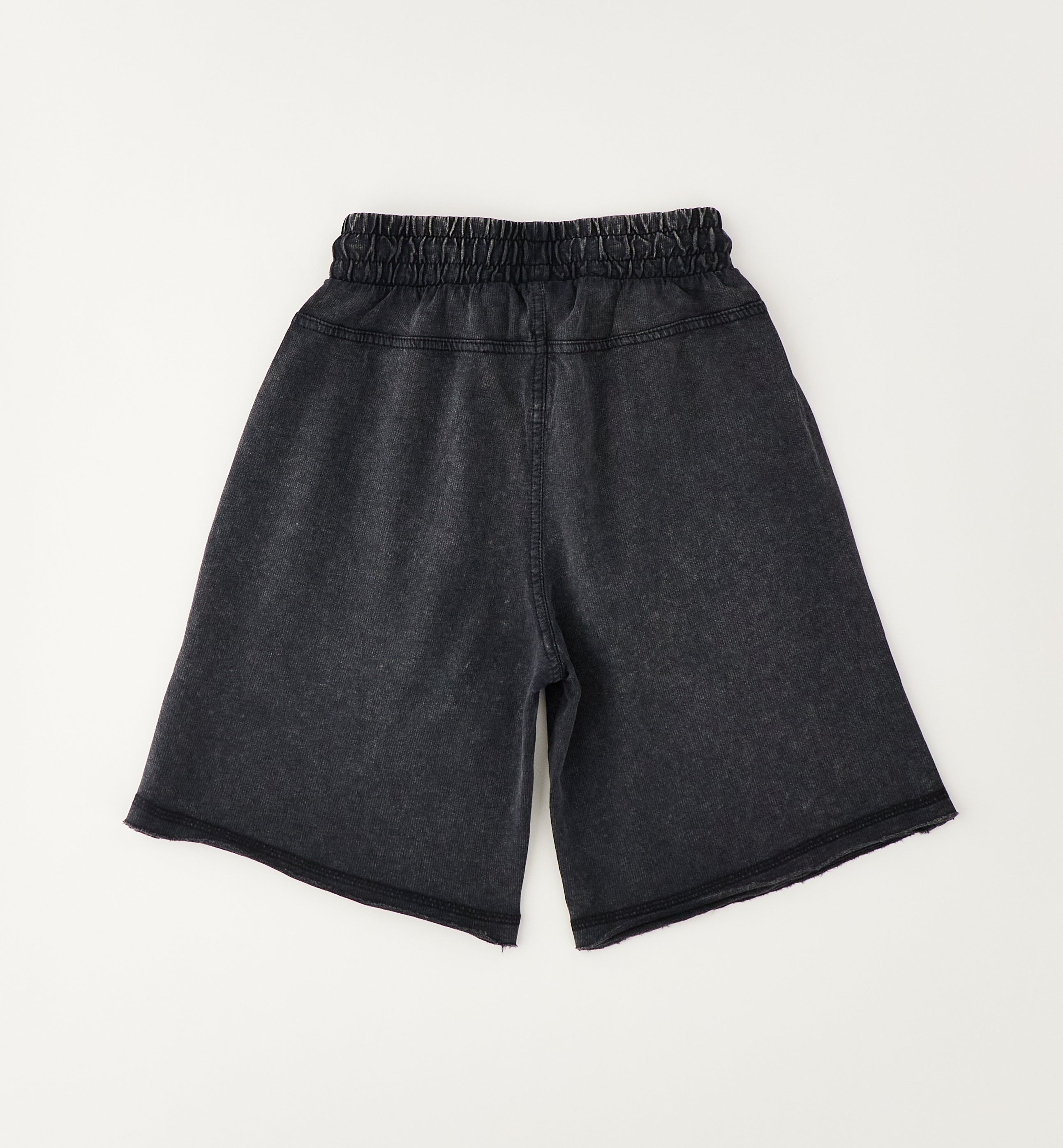Shorts in Felpa Black Carbon