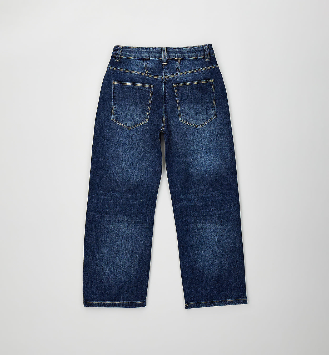 Jeans Wide Leg Blue Denim