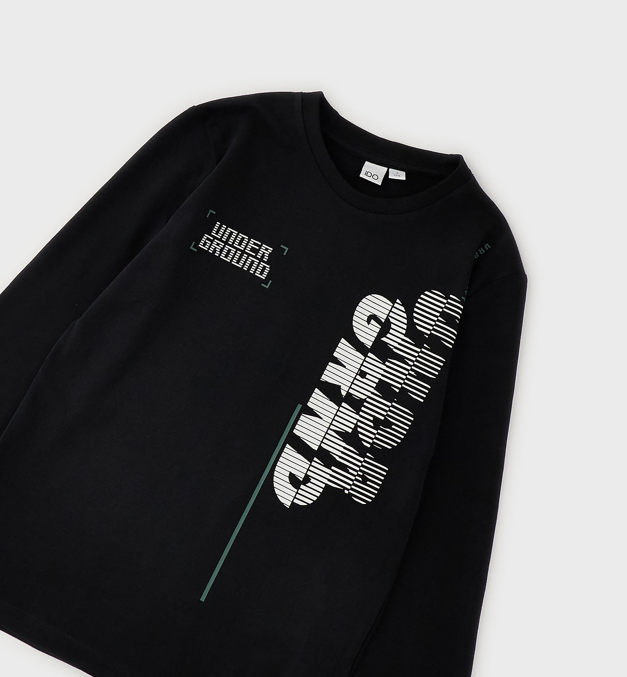 Maglia Manica Lunga Nera Under Ground
