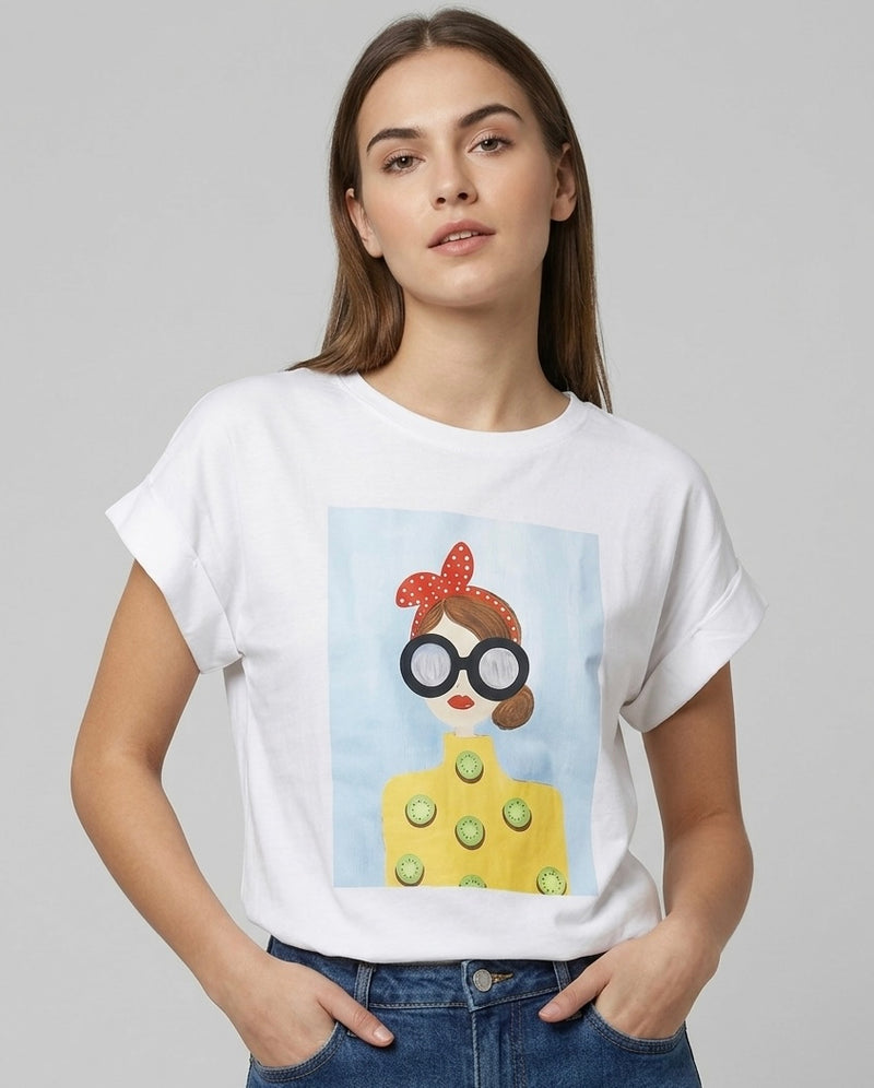 T-shirt Summer Kiwi boxy fit