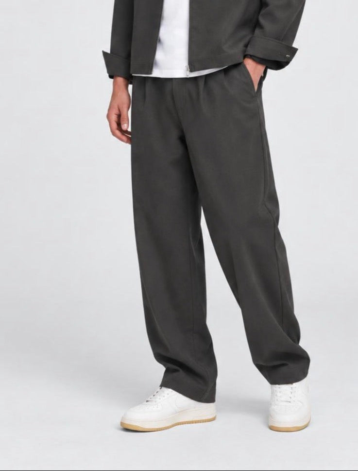 Pantaloni Uomo Will Only & Sons Verde Militare Loose Fit