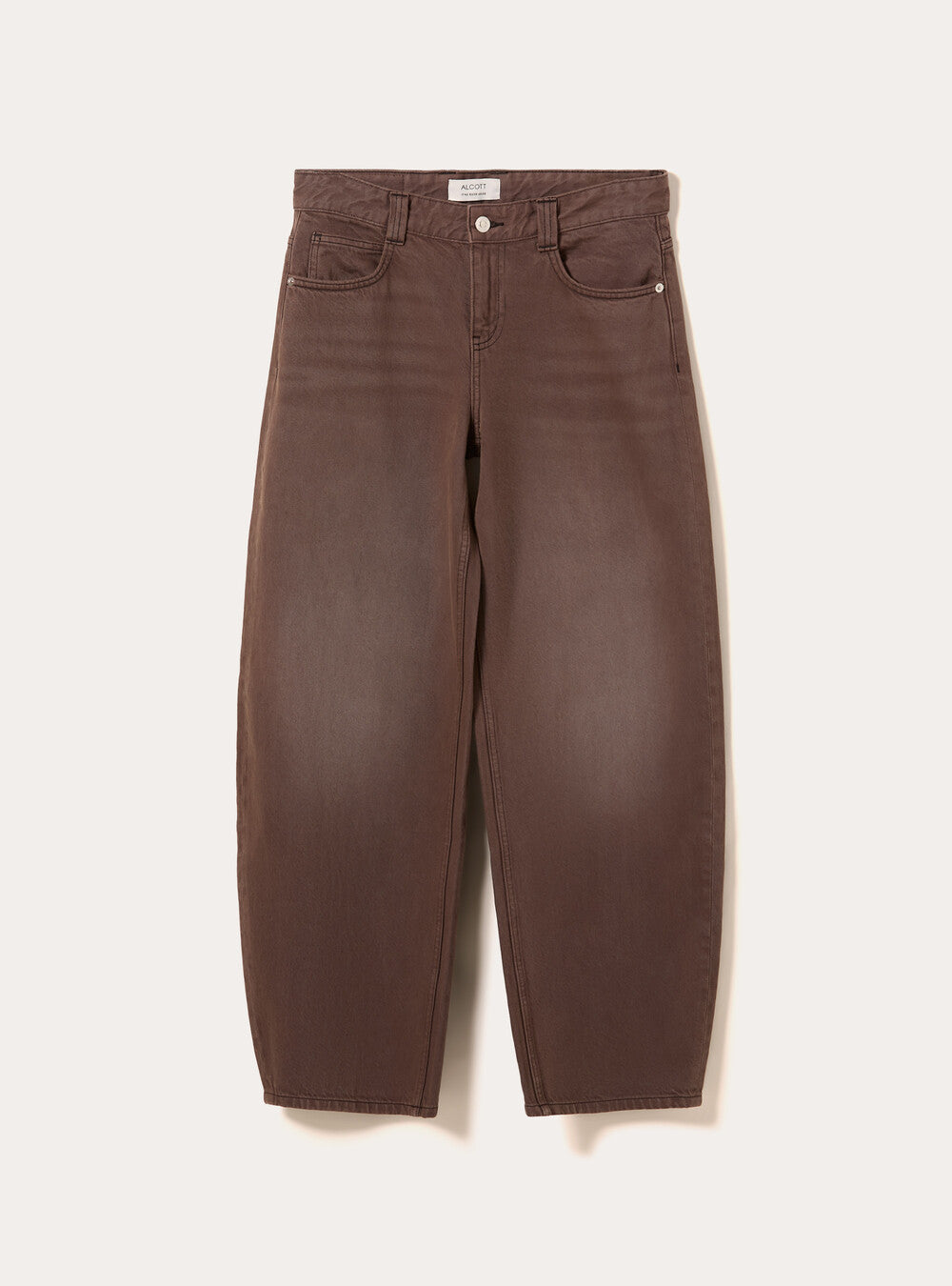Pantalone Jeans Laguna Barrel Fit Cioccolato