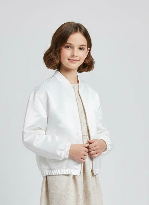 Giacca bomber essential bianco ottico