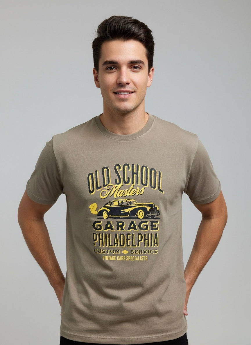 T-shirt garage Philadelphia fango
