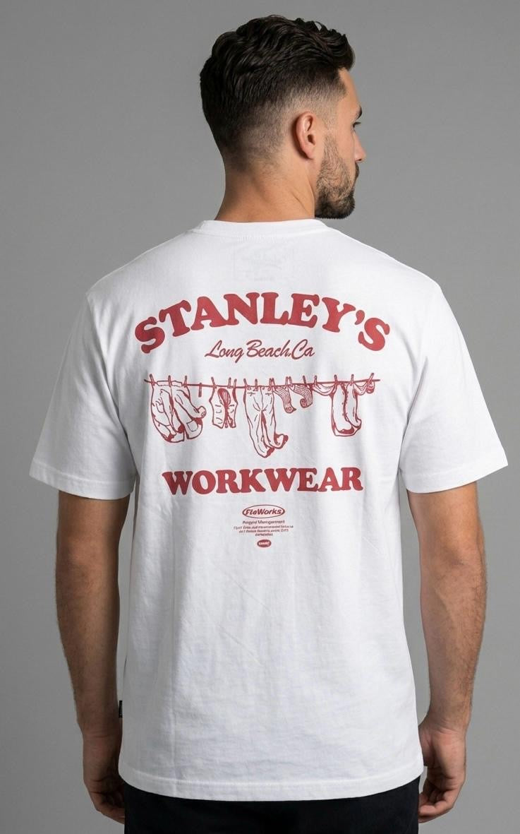 T-shirt Fred bianca Stanley relaxed fit