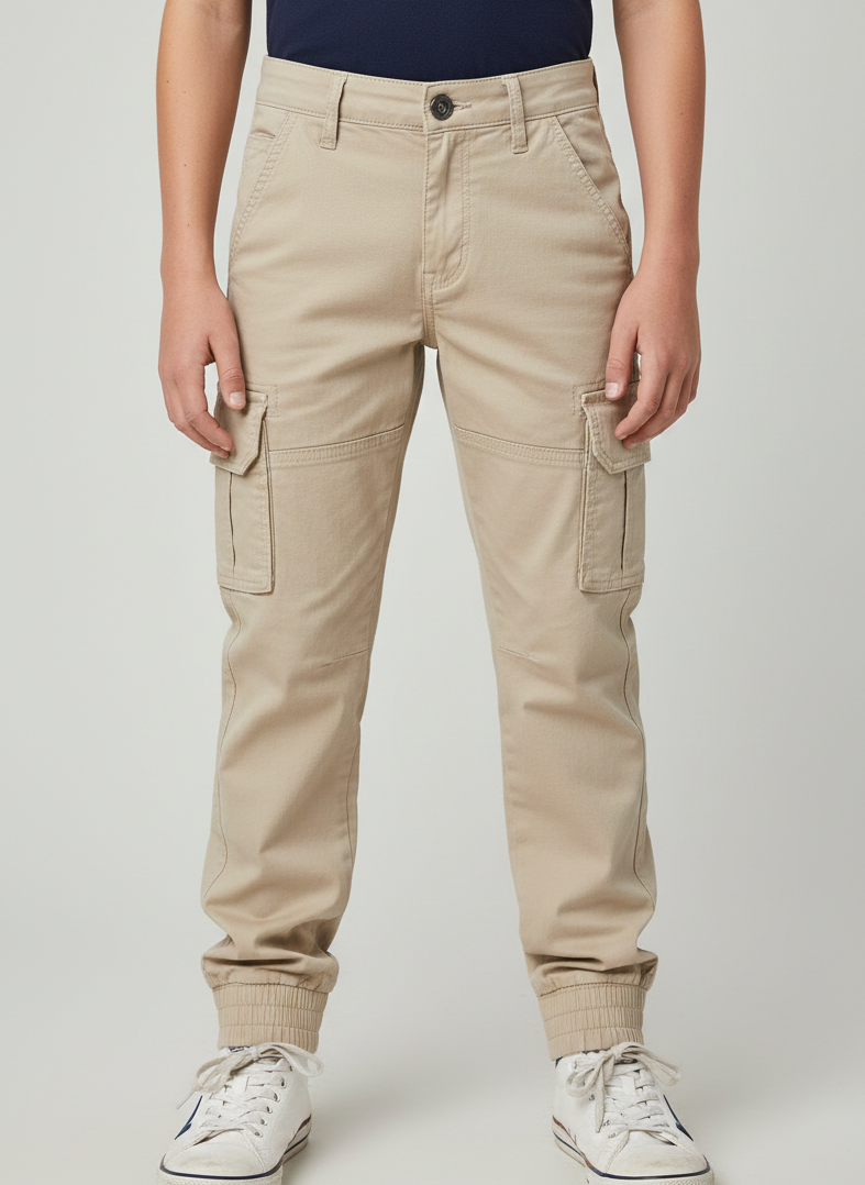 Pantalone Yours cargo beige sabbia