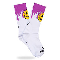 Calzini SMILE 'N DRIP VIOLET SOCK