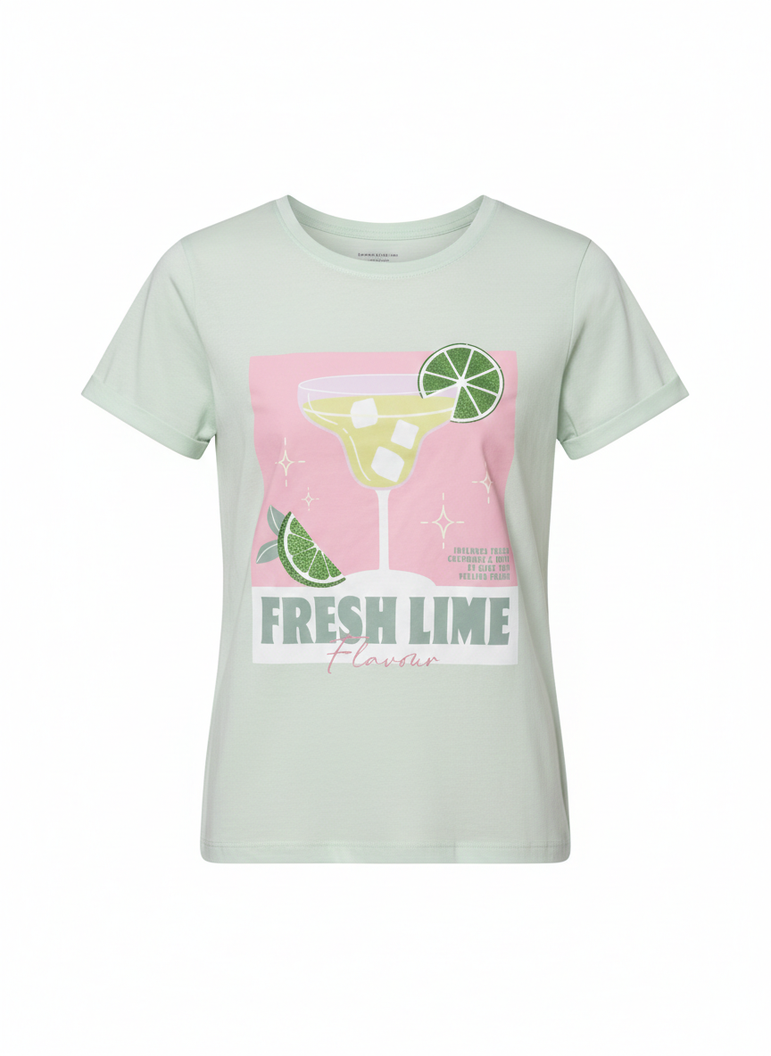 T-shirt Only Kita menta Lime