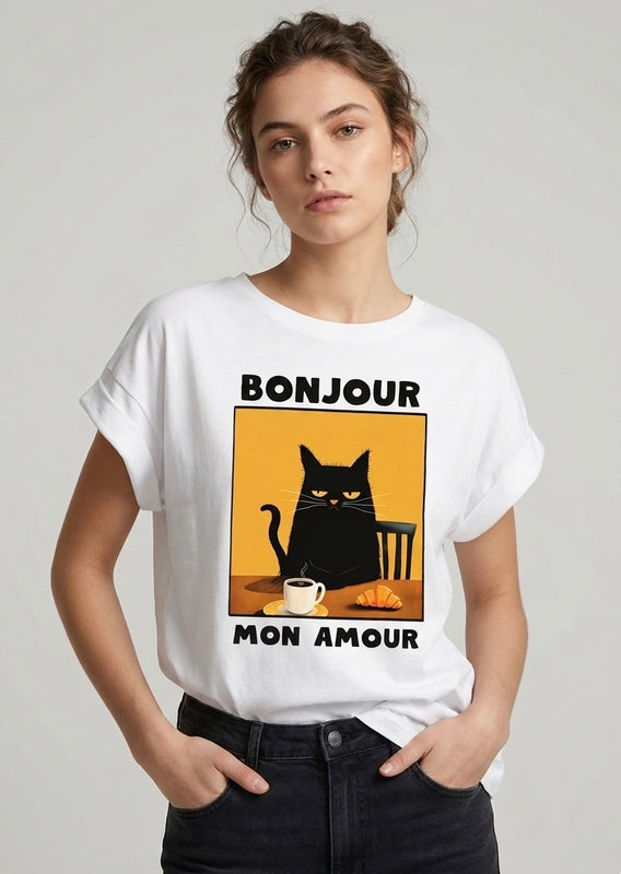 T-shirt Summer Bonjour mon amour