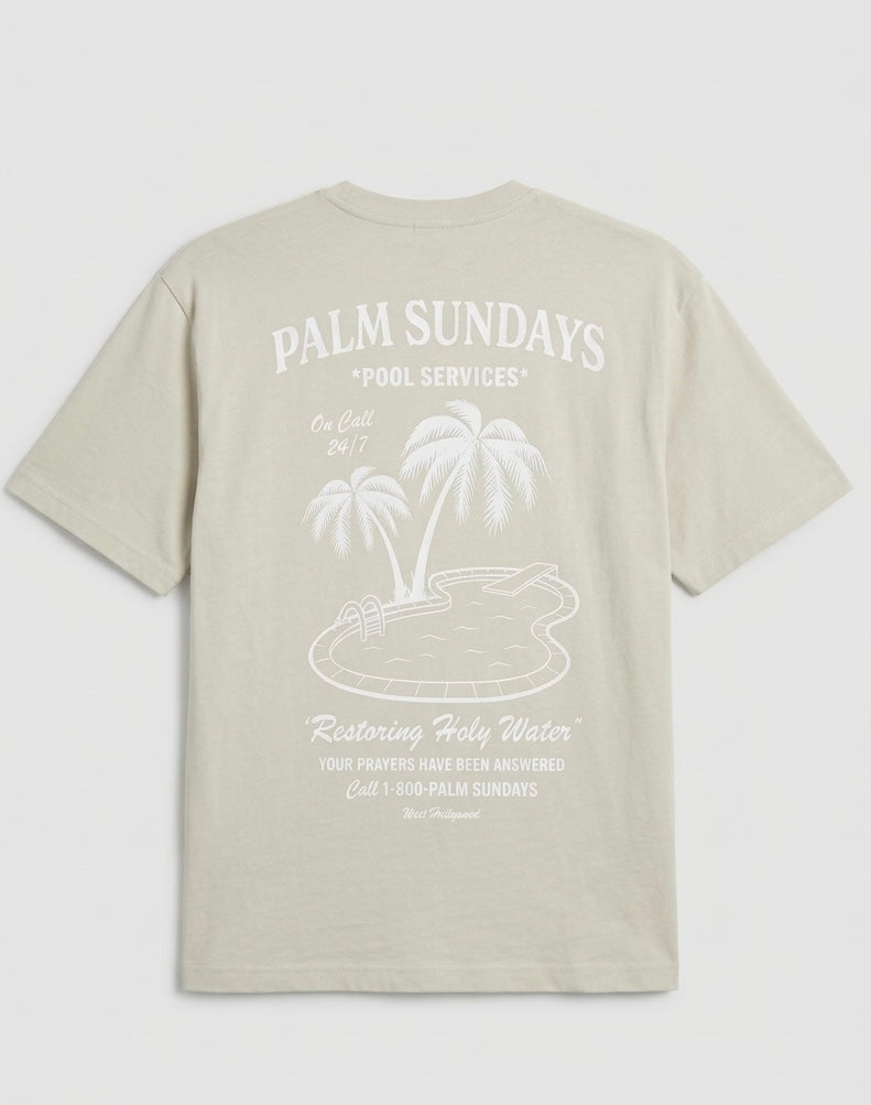 T-shirt Fred sabbia Palm Sundays realxed fit