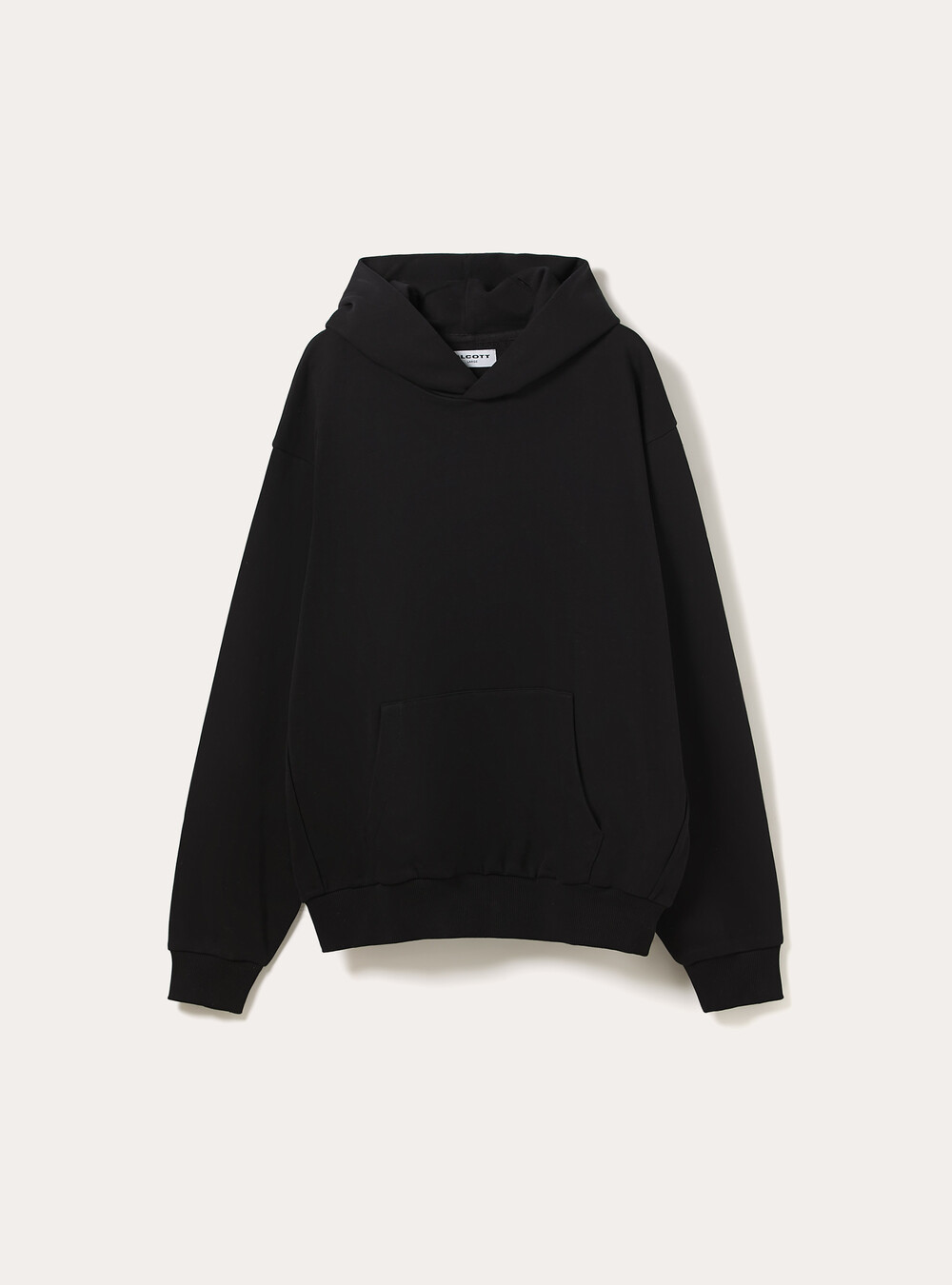 Felpa Monaco boxy fit nera