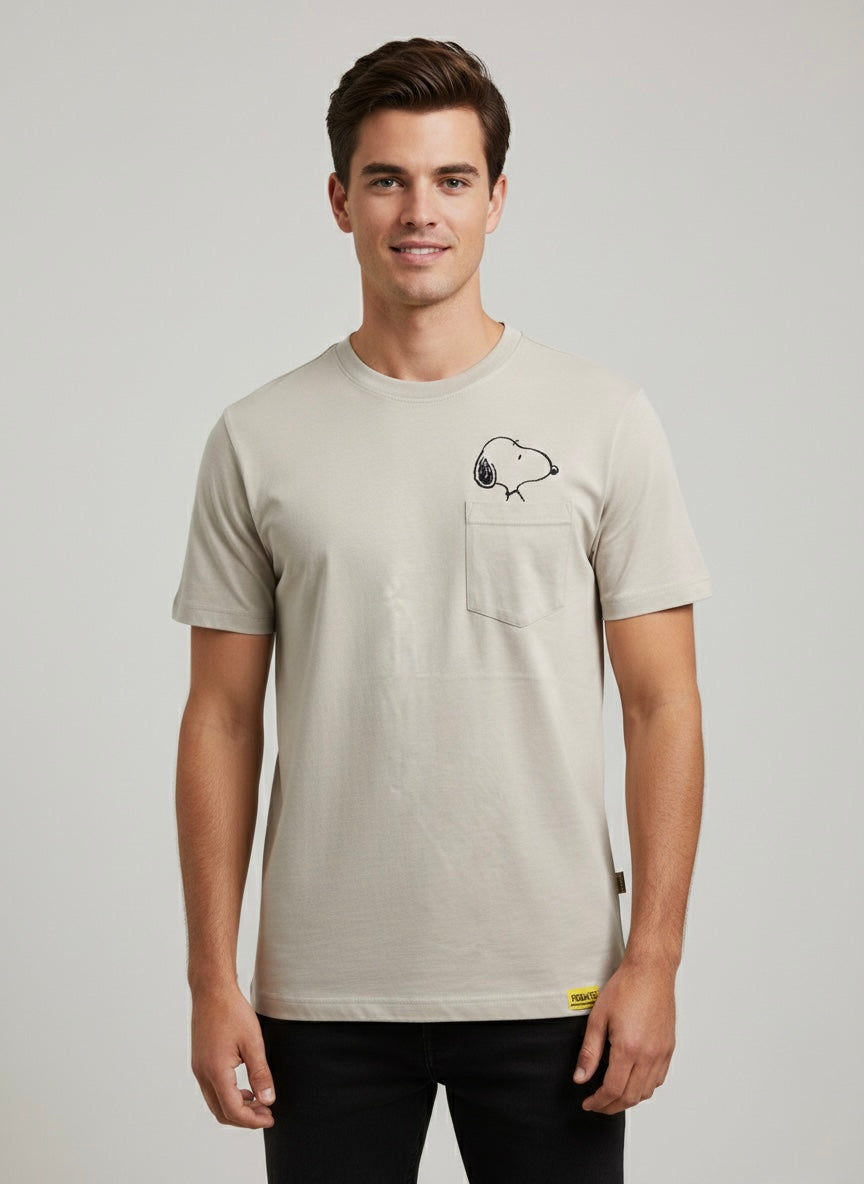 T-shirt Peanuts Sabbia