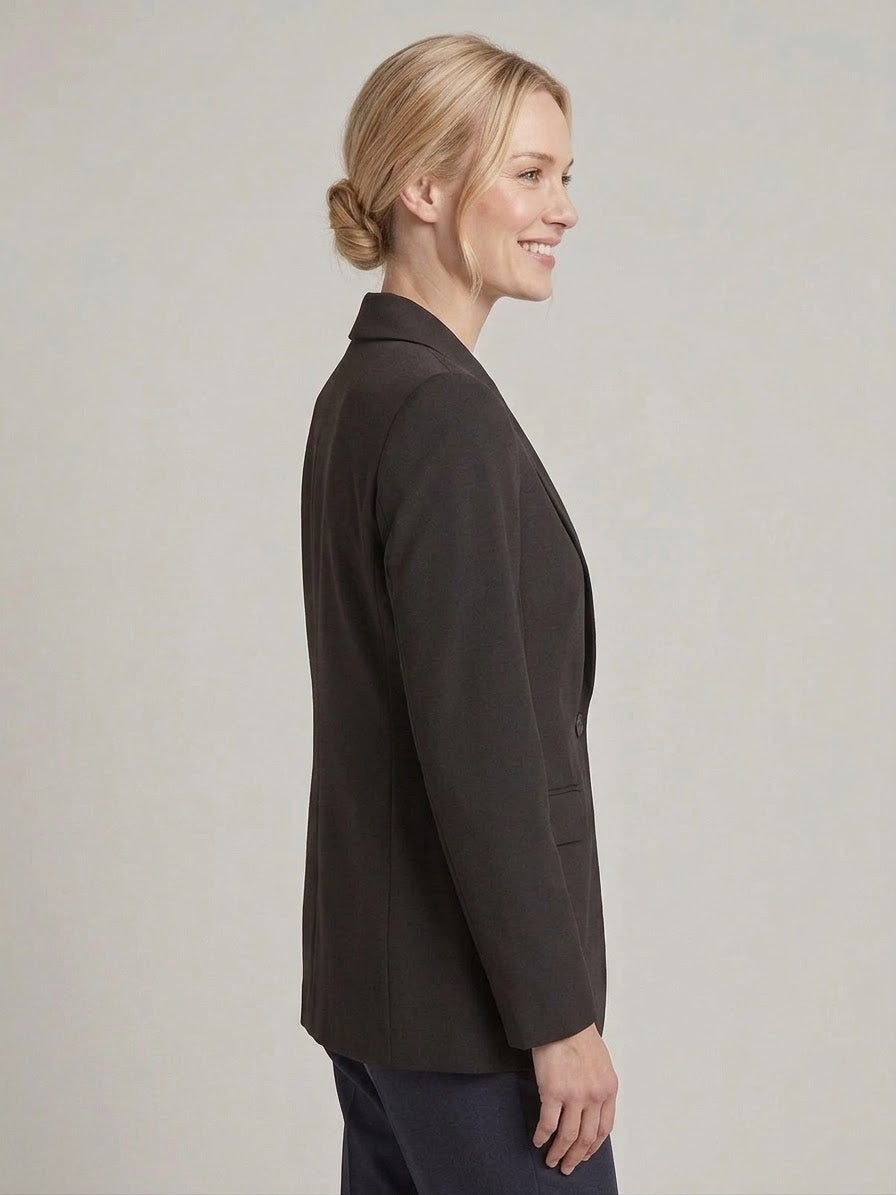Blazer Parigi Nero Aperto Donna Elasticizzato