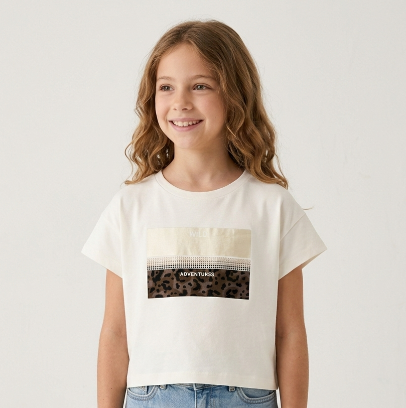 T-shirt Crop Wild Adventures