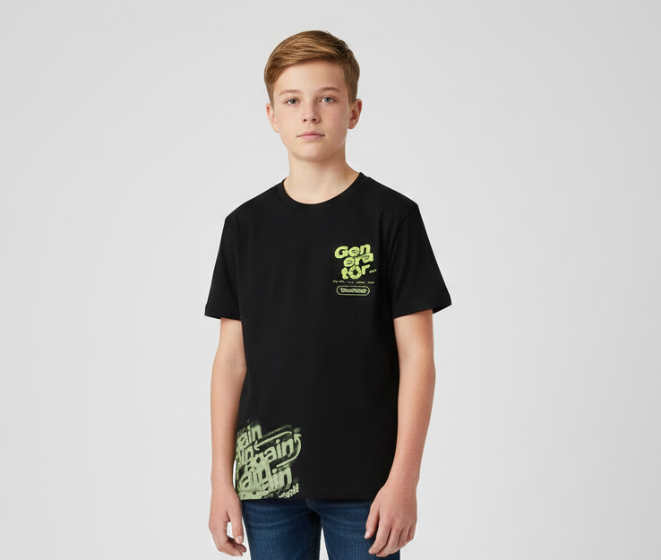 T-shirt Generator Black Over Fit