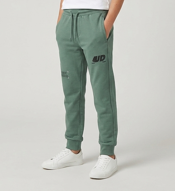 Pantaloni Tuta Garzato Verde Salvia Urban Drift UD