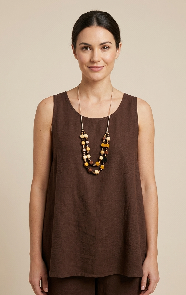 Blusa Aurora Cioccolato