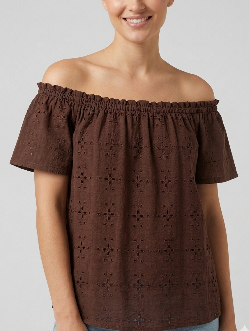 Blusa Elena Cioccolato