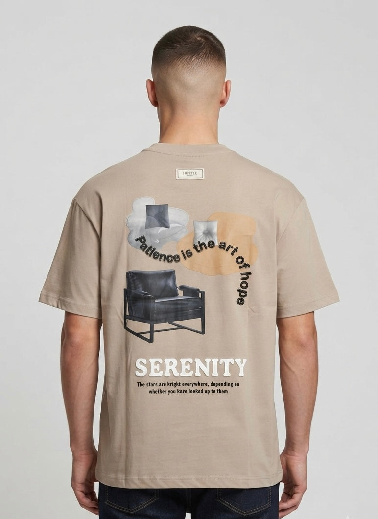 T-Shirt Enjoy Relaxed Fit Sabbia Beige