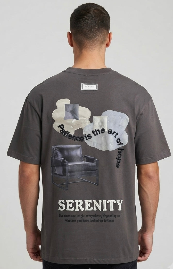 T-shirt Enjoy Relaxed Fit Grigio Antracite