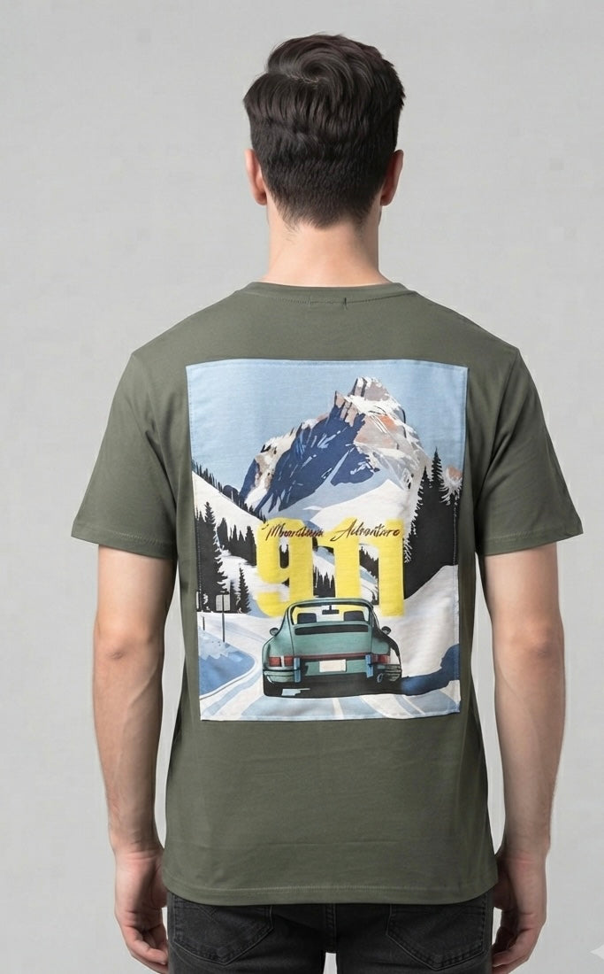 T-Shirt 911 Mountain Adventure Verdone