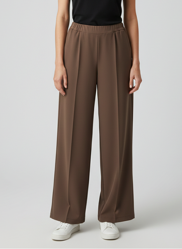 Pantalone leggero murano cioccolato