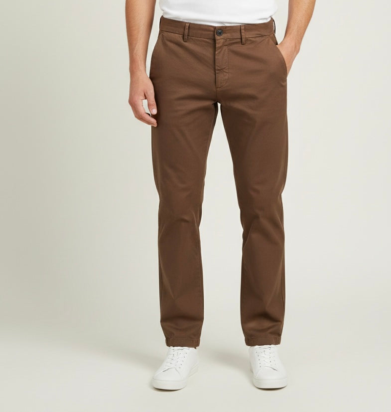 Pantalone Yildiz Slim Fit Caffe