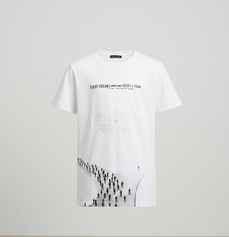 T-shirt Every Dream White Minimal Graphic