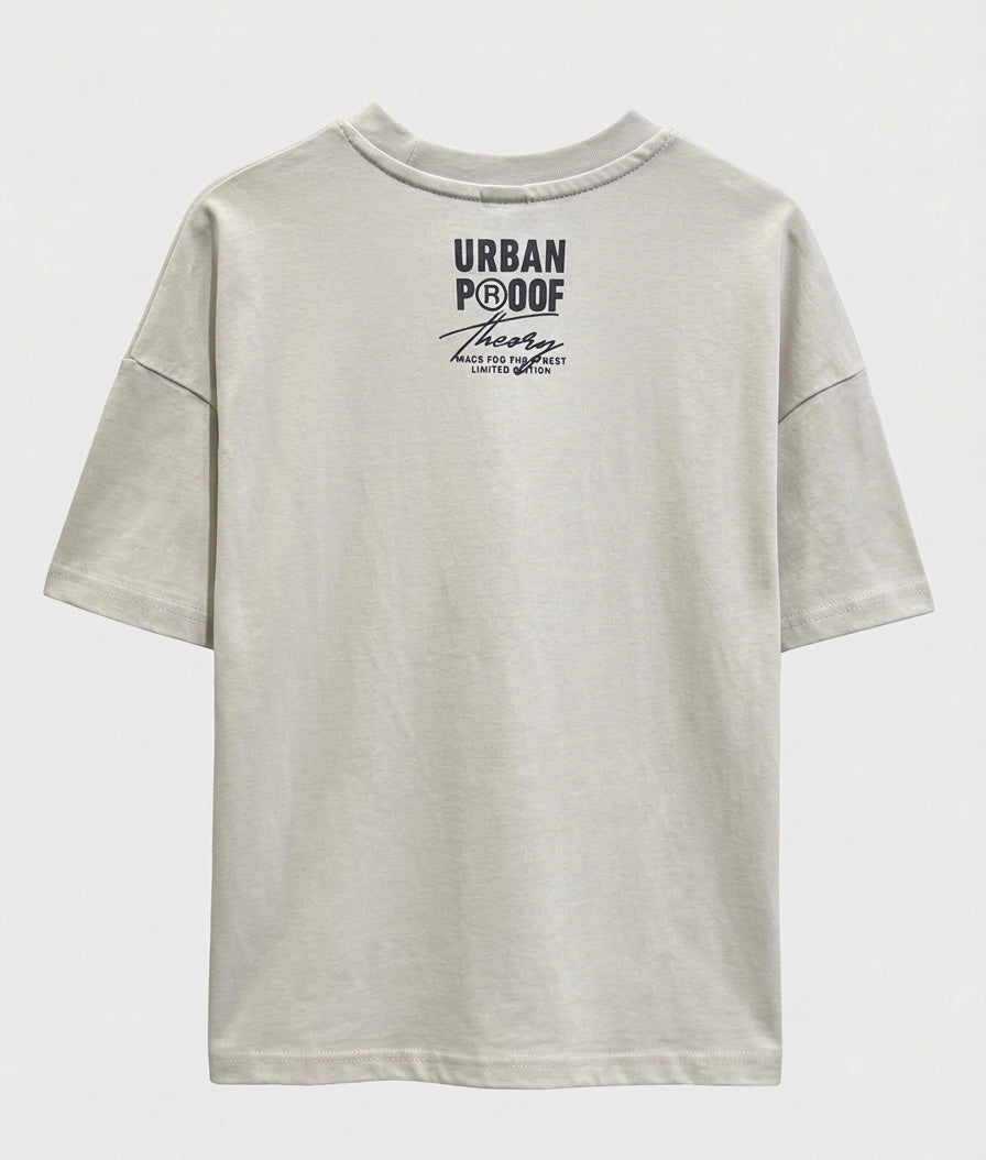 T-shirt Urban Style con Taschino Nocciola