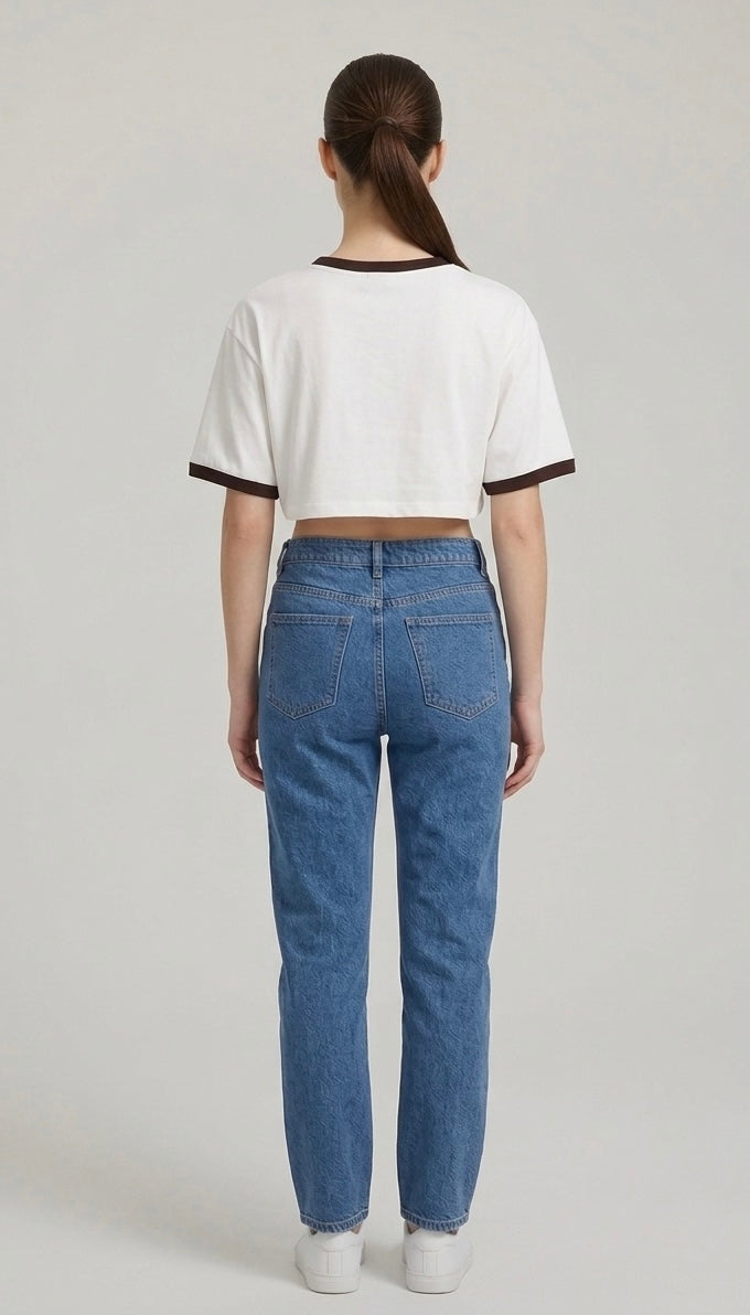 T-shirt New York Cropped