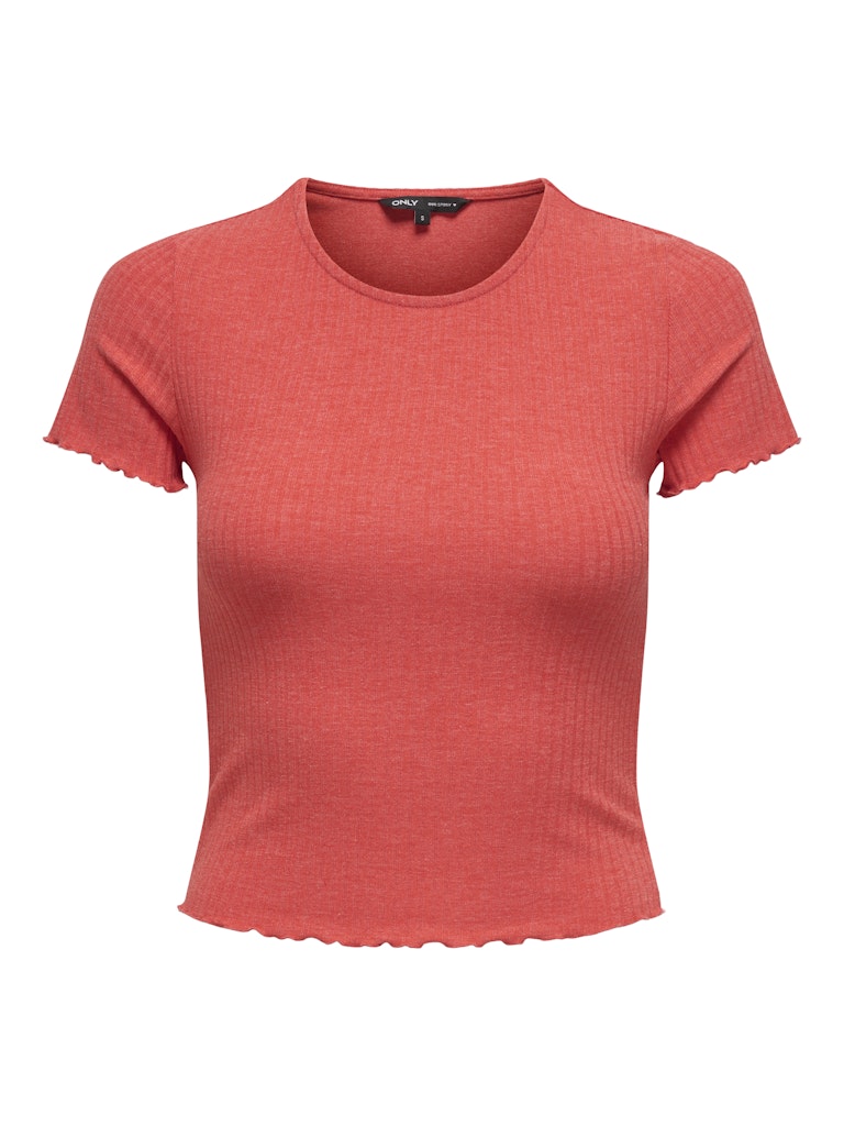T-shirt Emma cropped flame scarlet