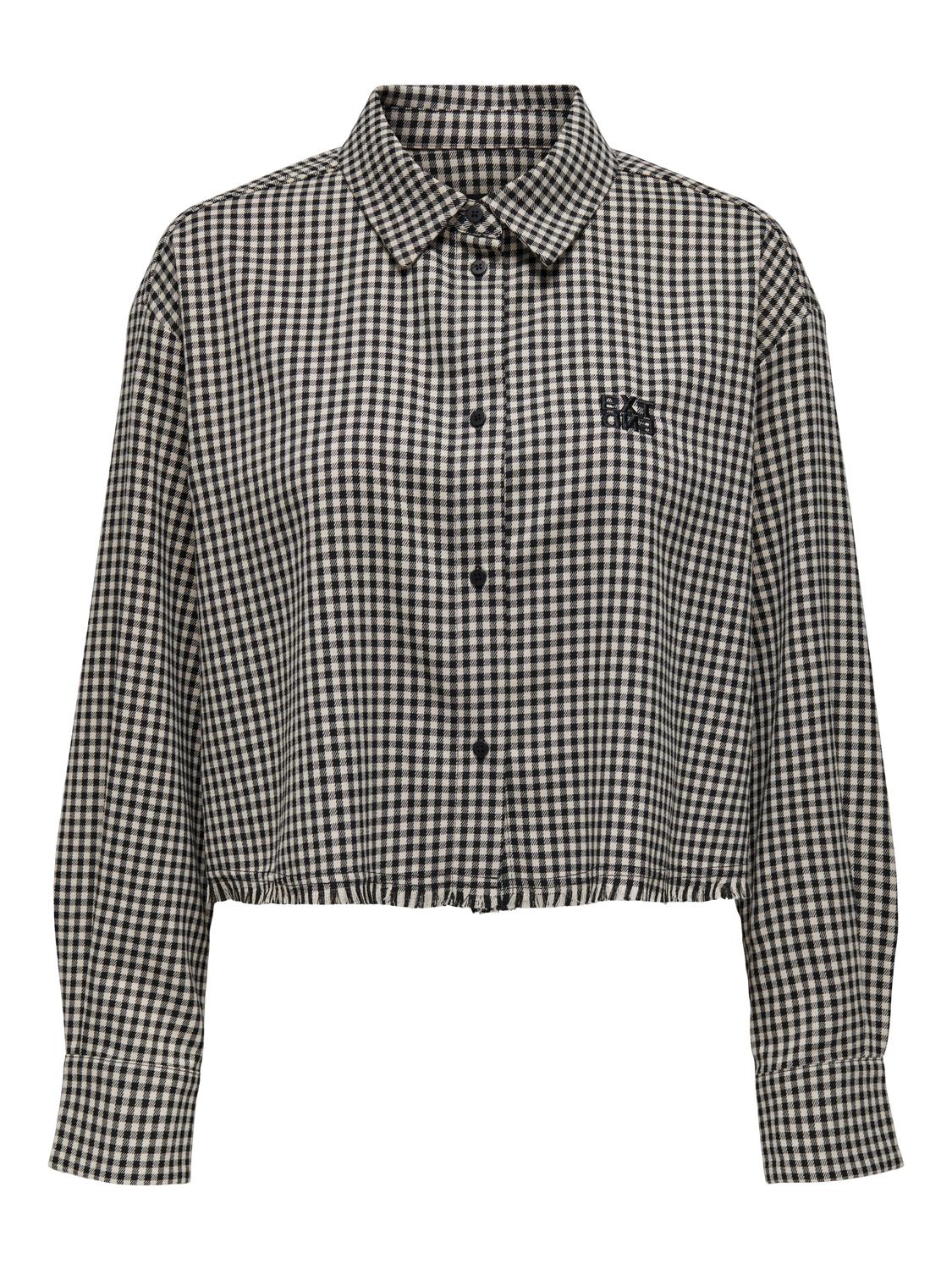 Camicia Cath quadrettino nera