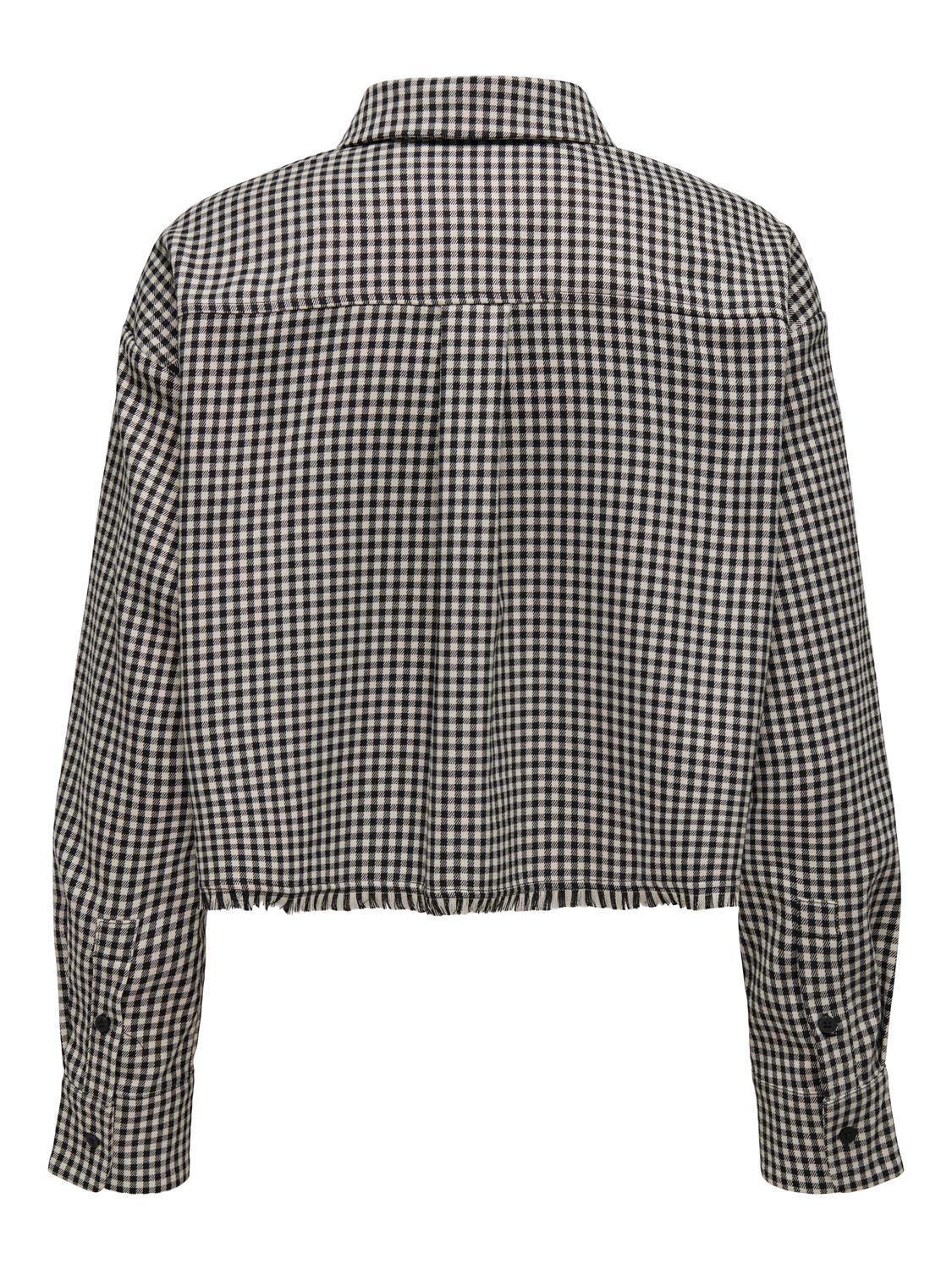 Camicia Cath quadrettino nera