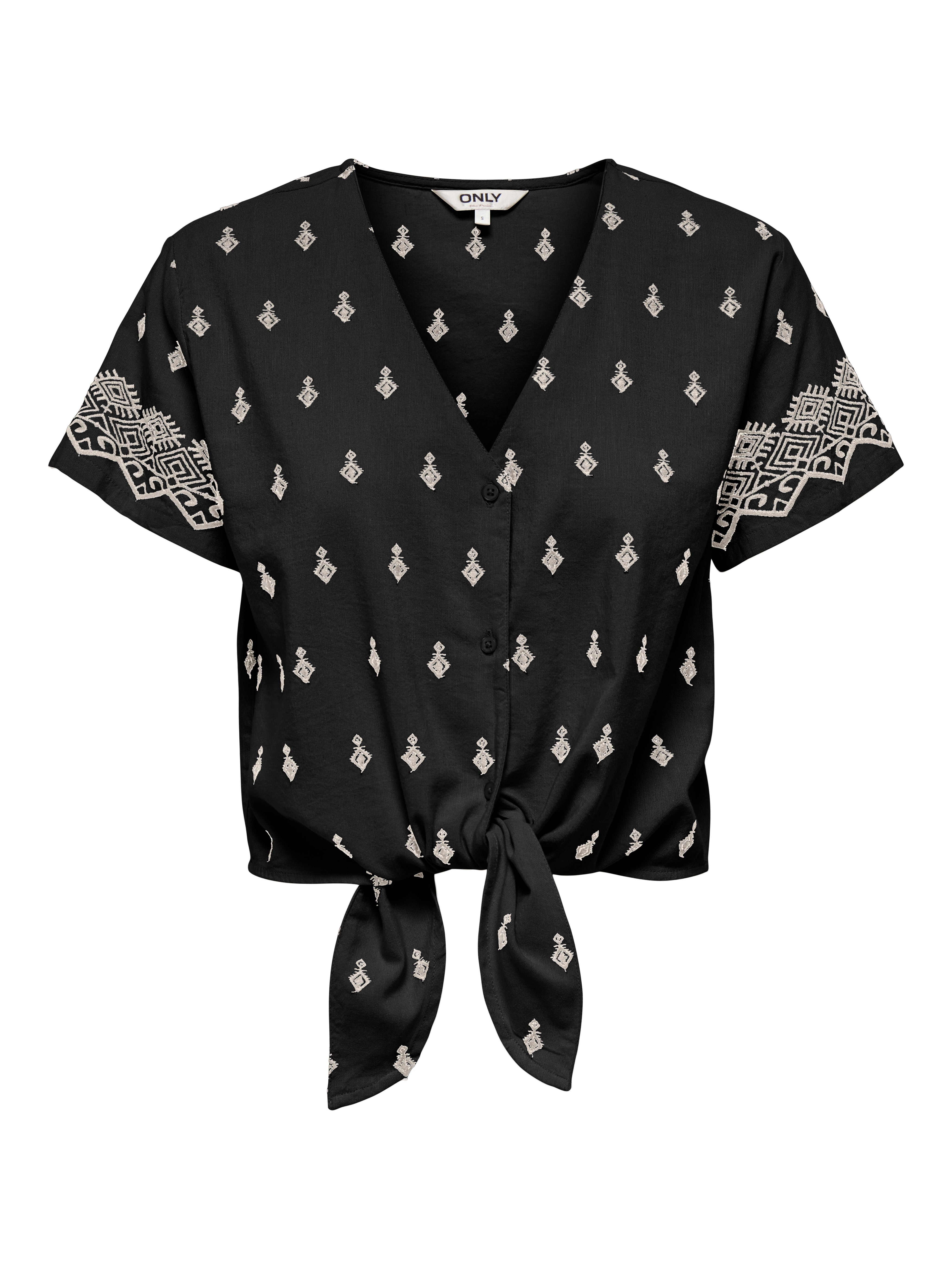 Willa black blouse
