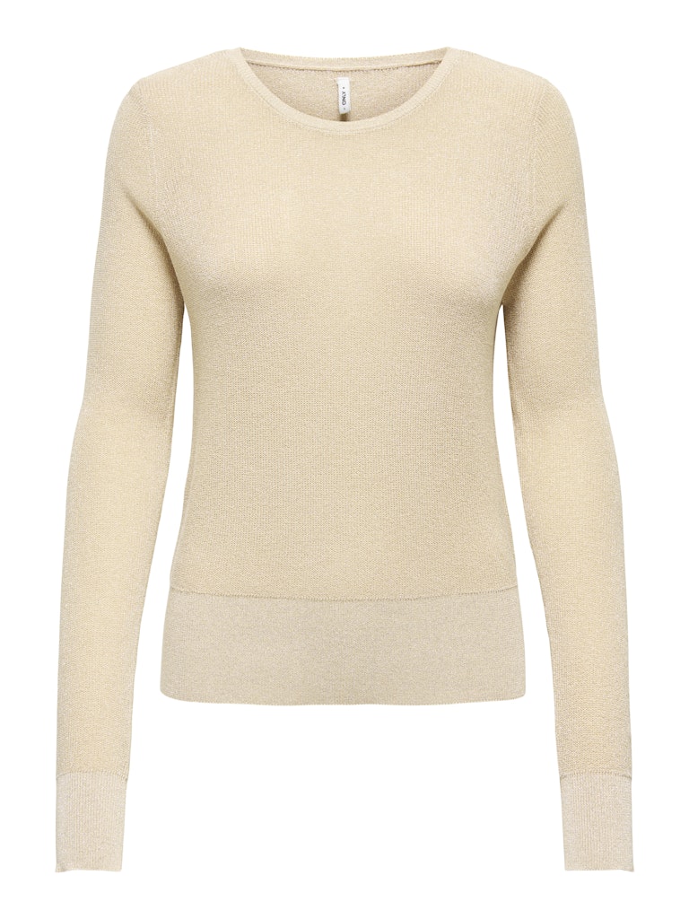 Maglioncino Only Annah mandorla glitter oro