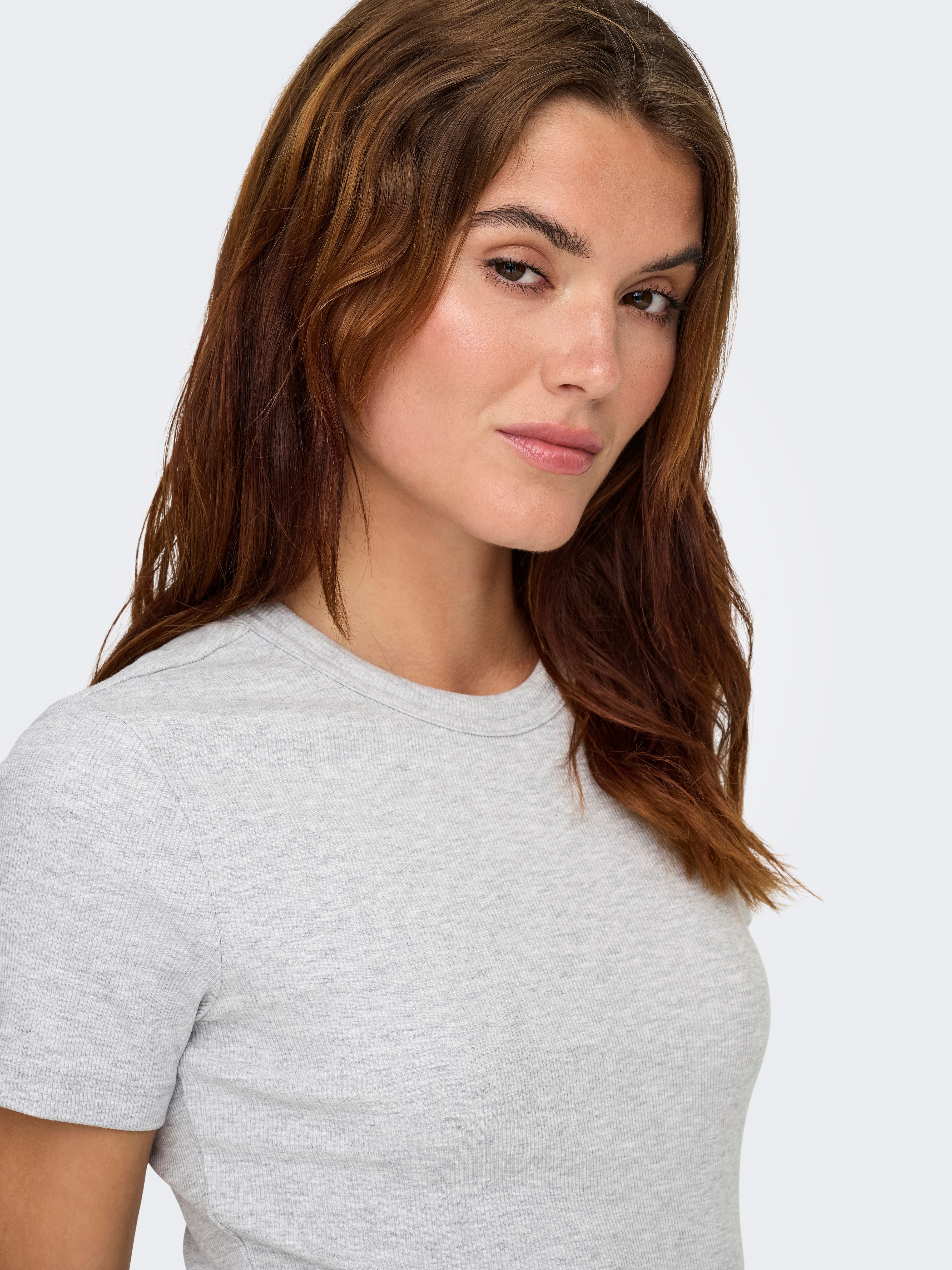 T-shirt Only Val Costine Bianca