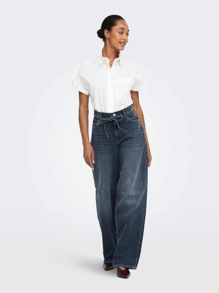 Jeans Only Balloon Fit Gianna Con Cintura In Denim