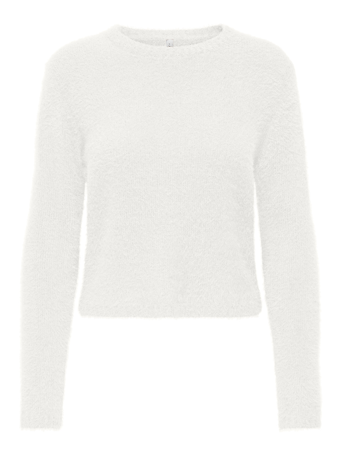 Maglione Only Kerry Fluffy Paricollo Bianco Panna