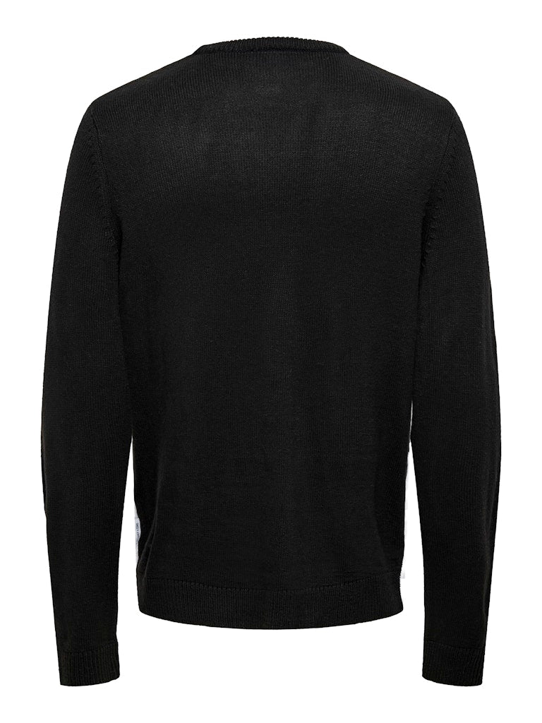 Maglione Natale Only & sons Santa Skiing