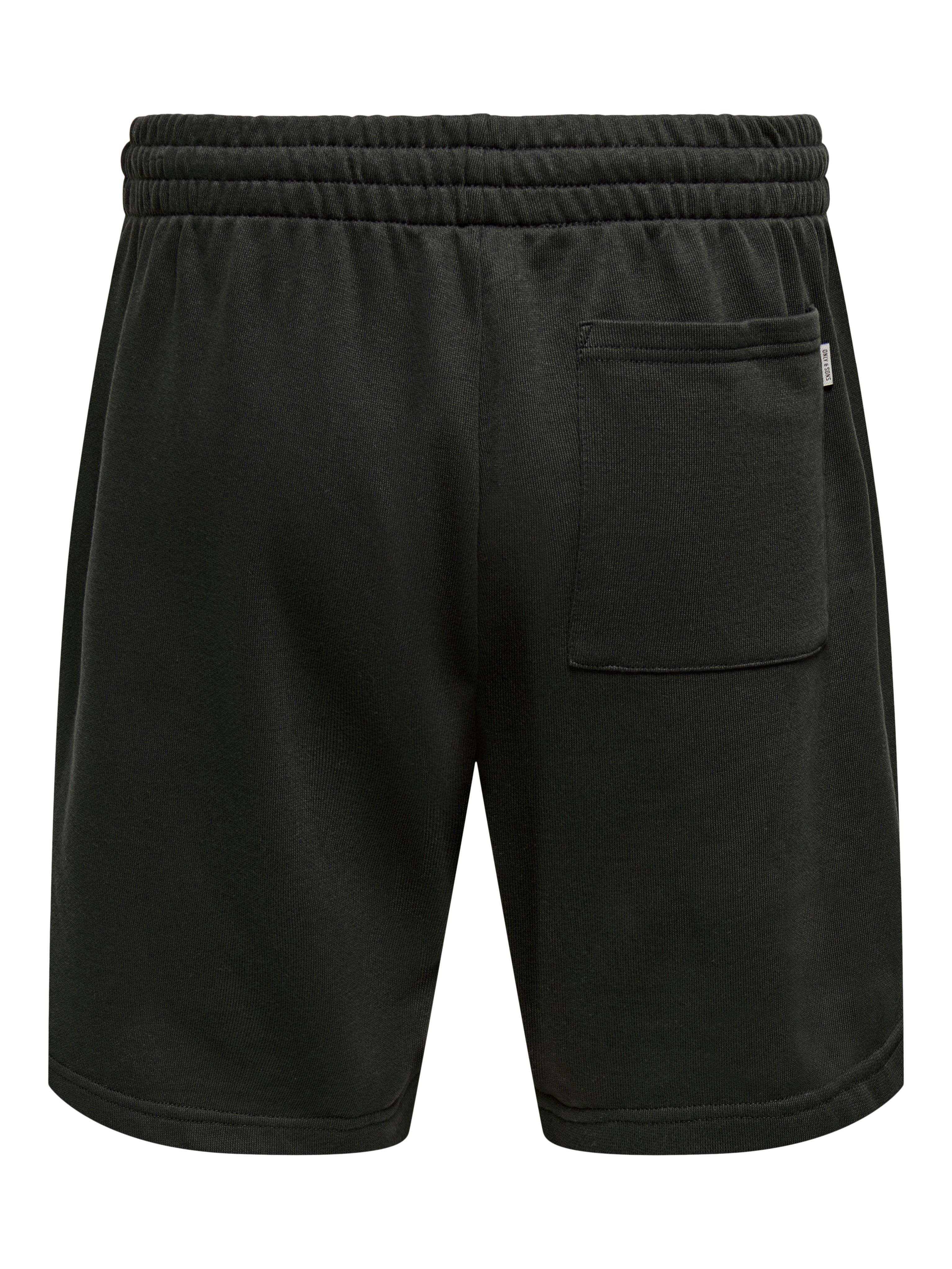 Shorts in Felpa David Nero